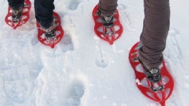Snowshoes on Casteluccio di Norcia