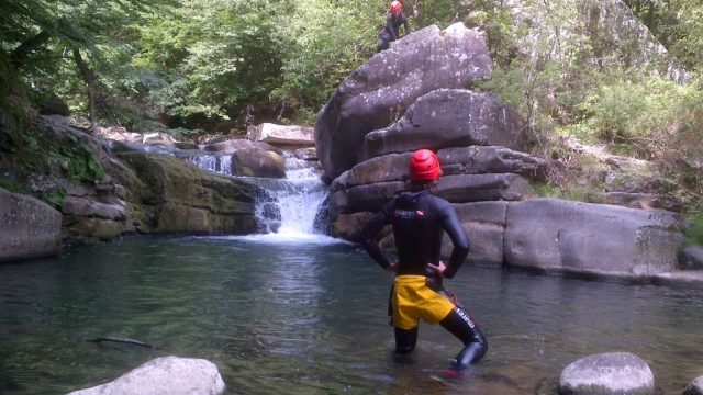 Canyoning at the Dolo River