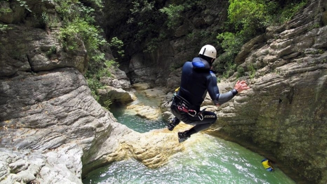 Canyoning at the Prodo Gorge