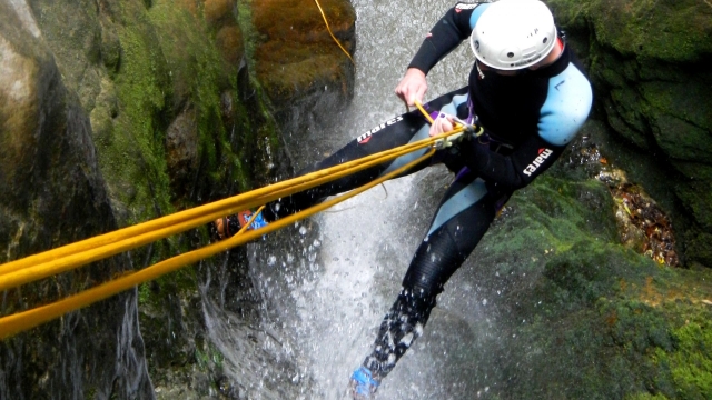 Canyoning in Roccagelli Gorge