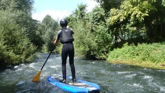 SUP (Stand up paddle) on Nera River