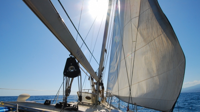 The azure day: sailing along the Cinque Terre coast!