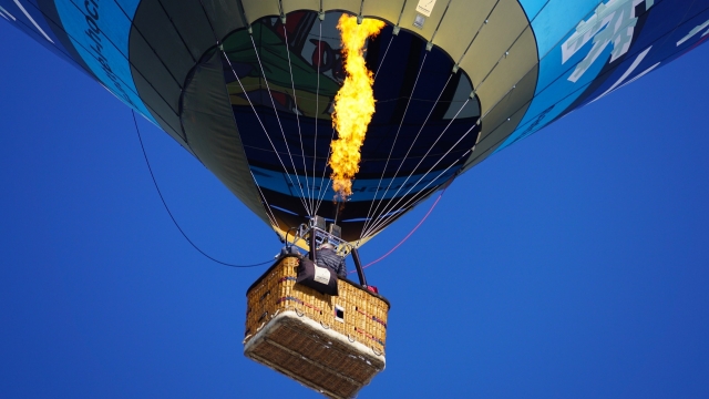 Balloon flight in the skies of the Canavese