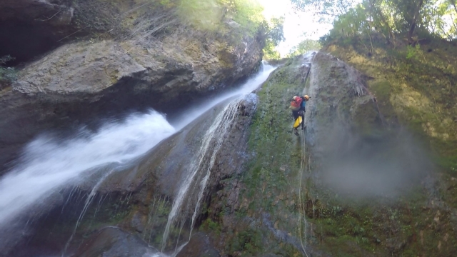 Canyoning in Pale gorge