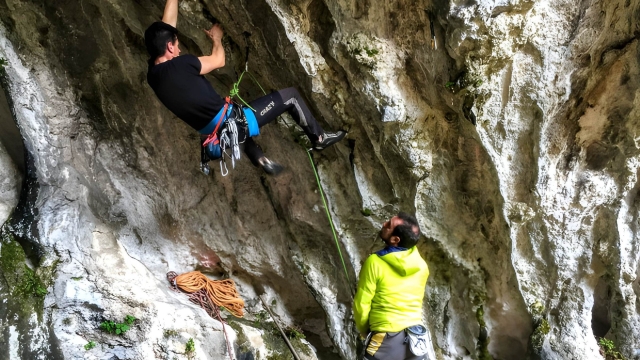 Private Rock Climbing Lesson on Lake Garda Cliffs