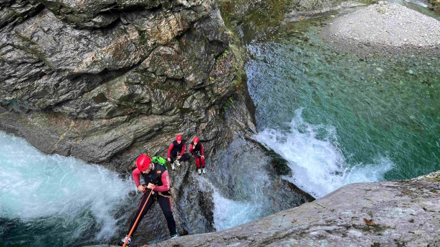 Canyoning in the Sorba stream