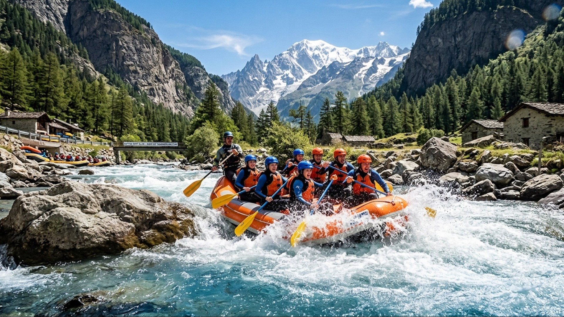 Rafting in Dora Baltea
