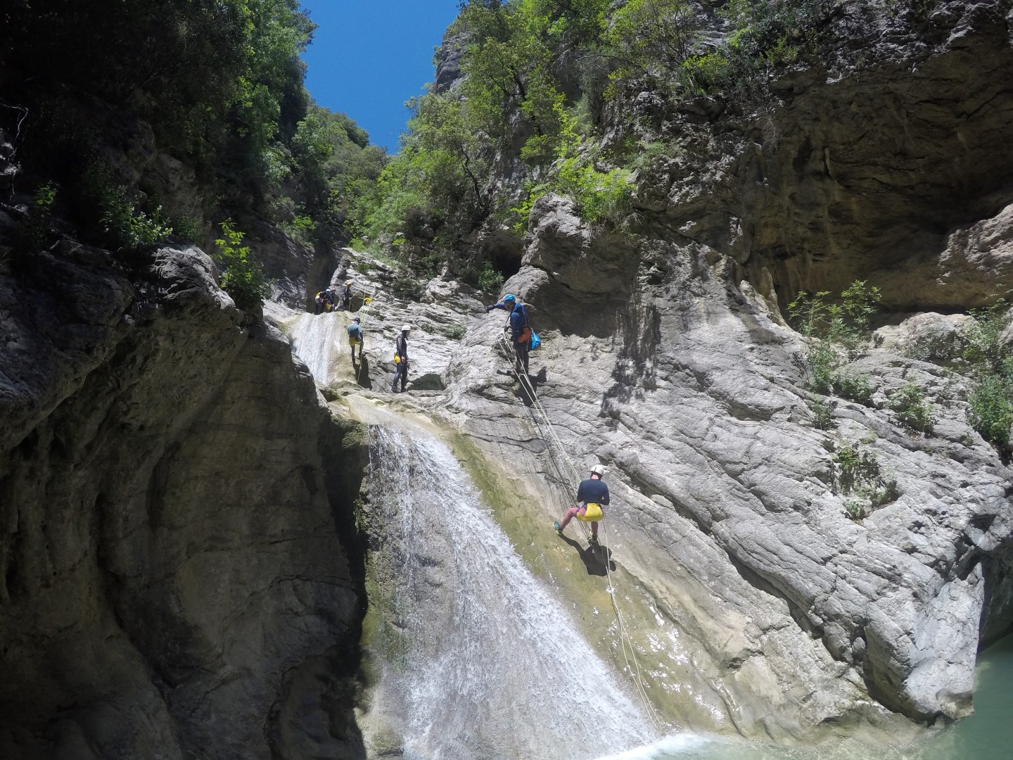 Who can canyoning and when?