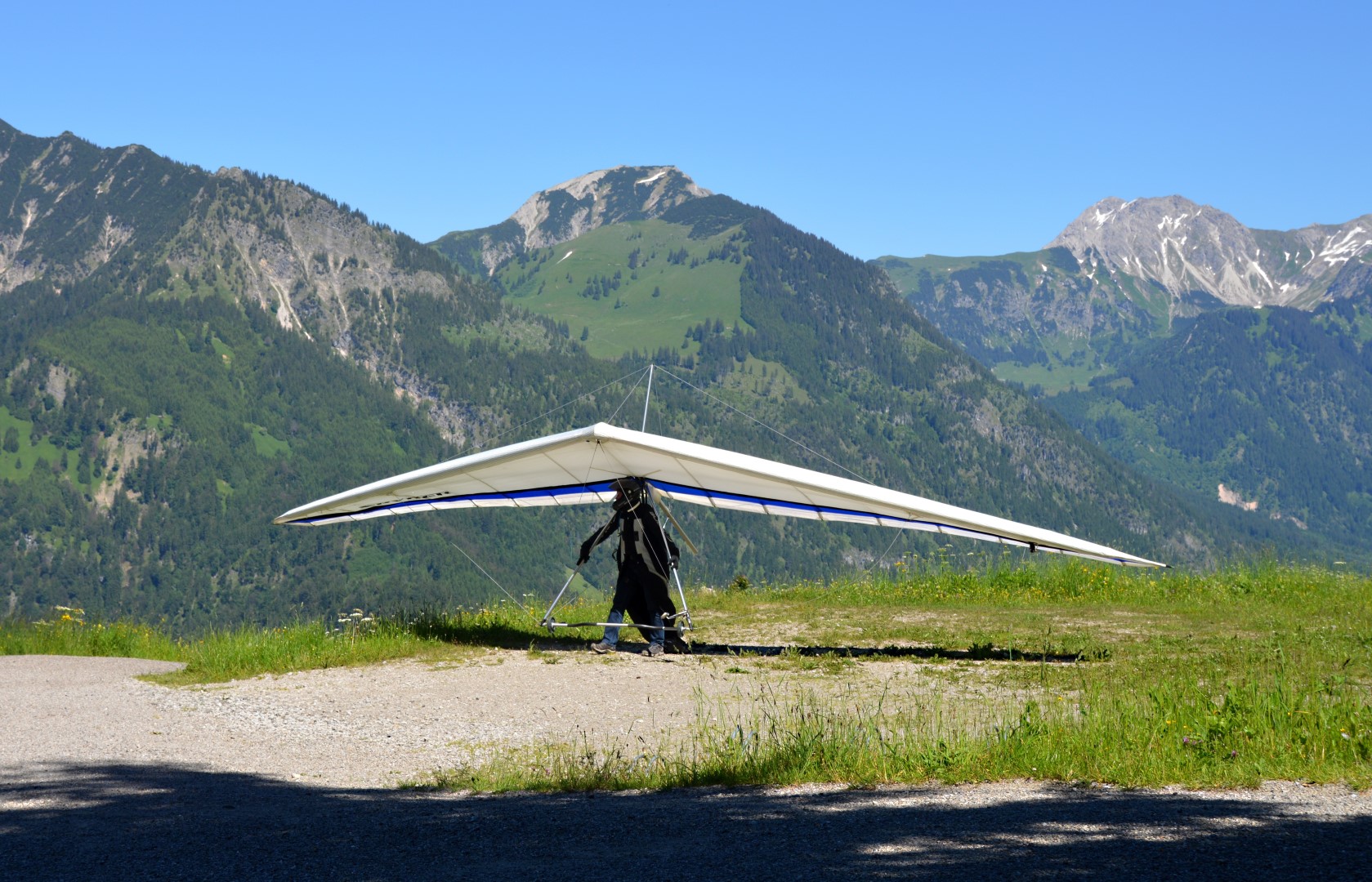 How it is done and how to operate the hang glider