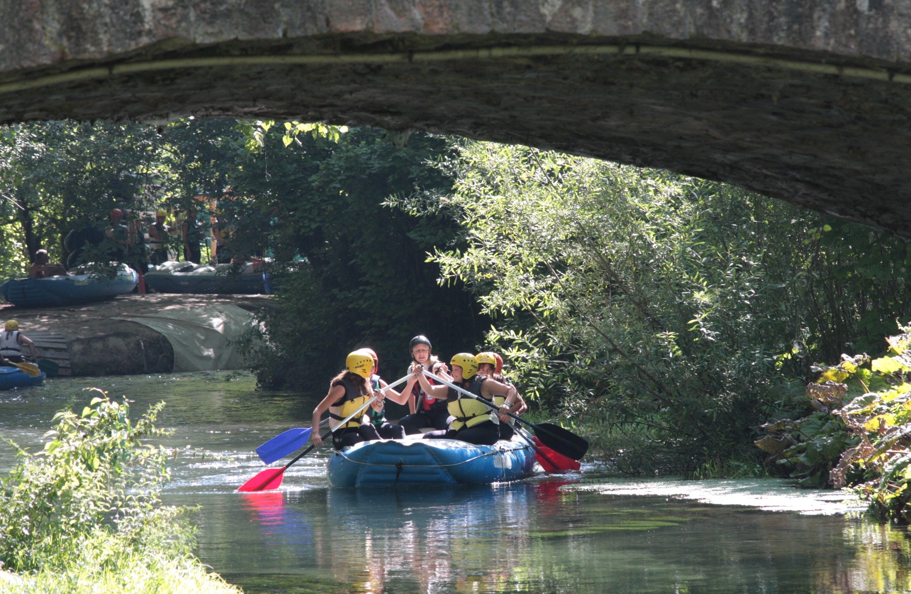 Soft Rafting - Corno River from Serravalle to Biselli